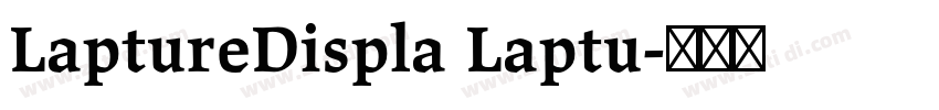 LaptureDispla Laptu字体转换
